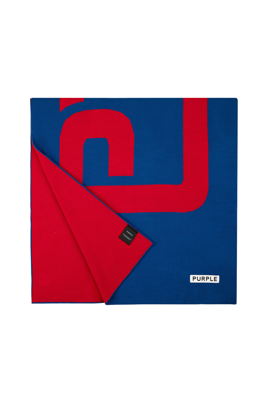 Acrylic Purple Brand Scarf