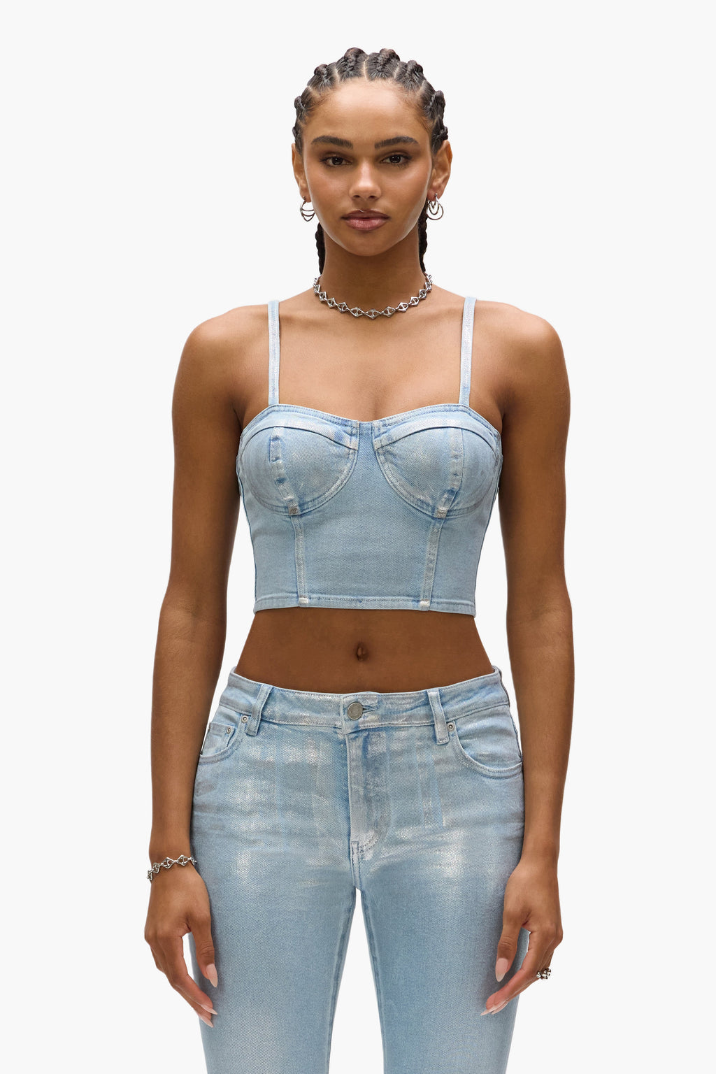 Corsette Silver Foil