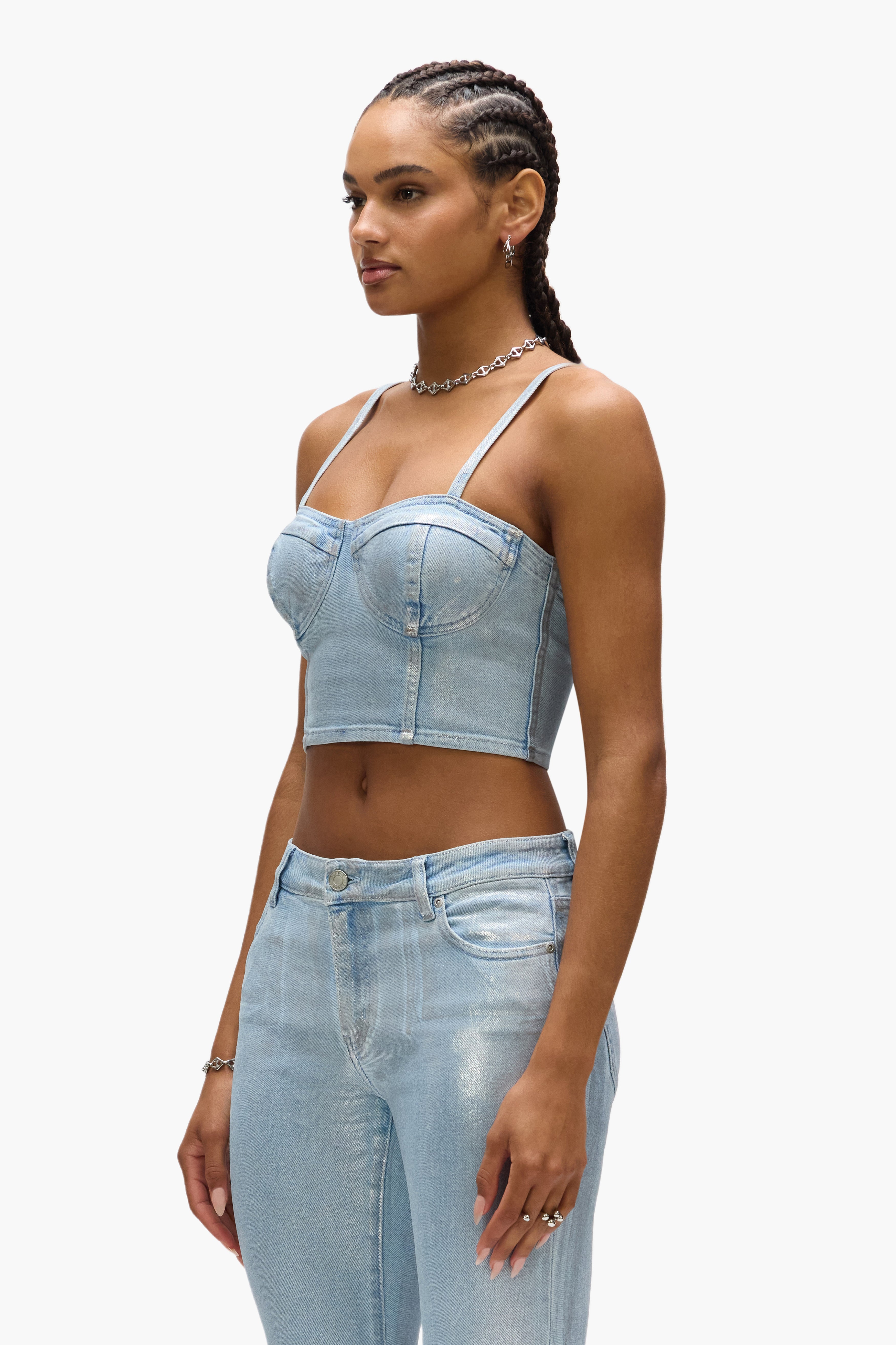 Corsette Silver Foil