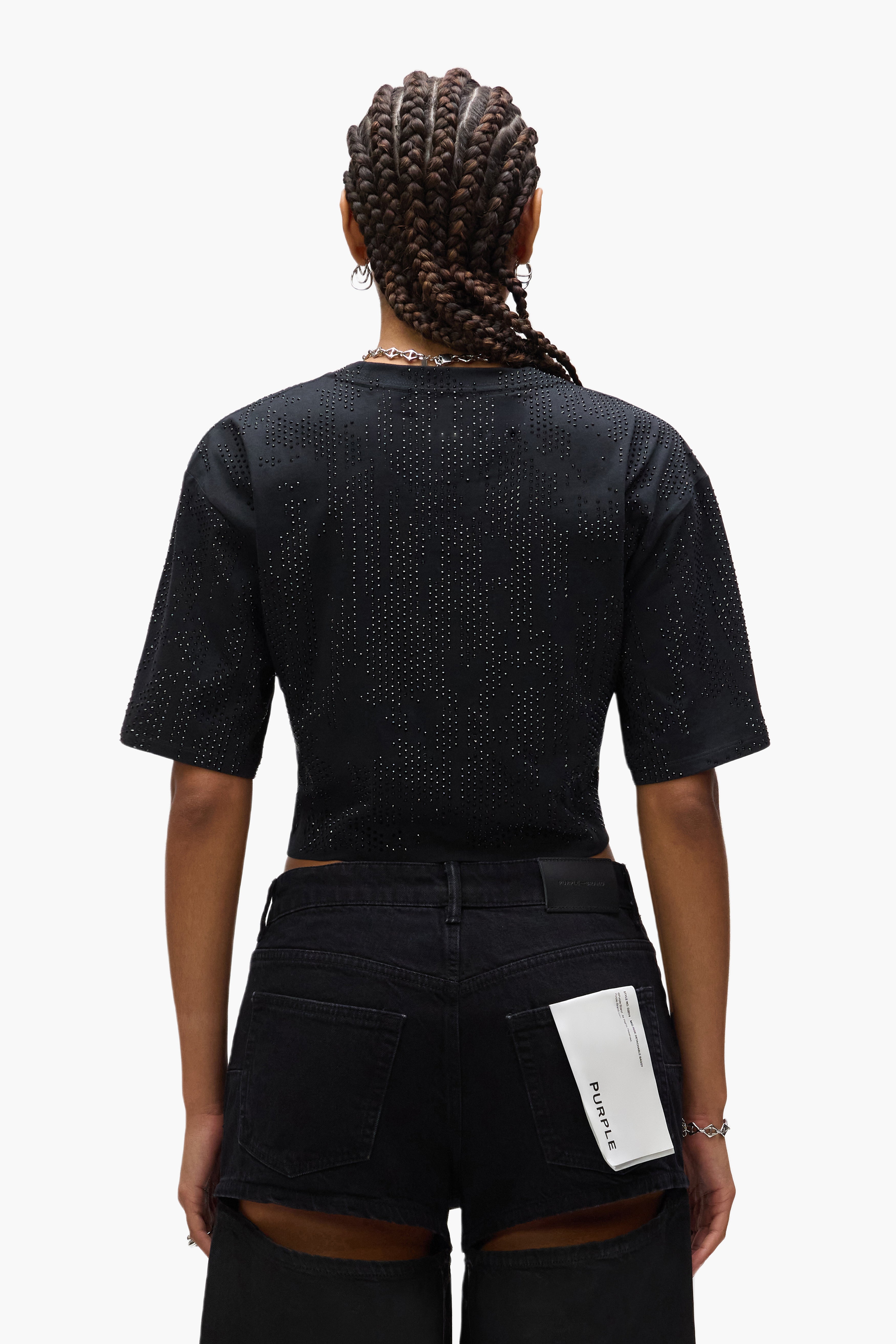 Crystal Camo Cropped Tee