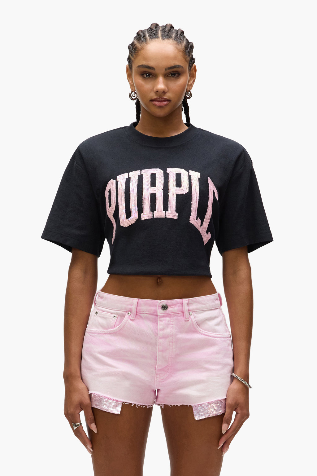 Cropped Varsity Tee