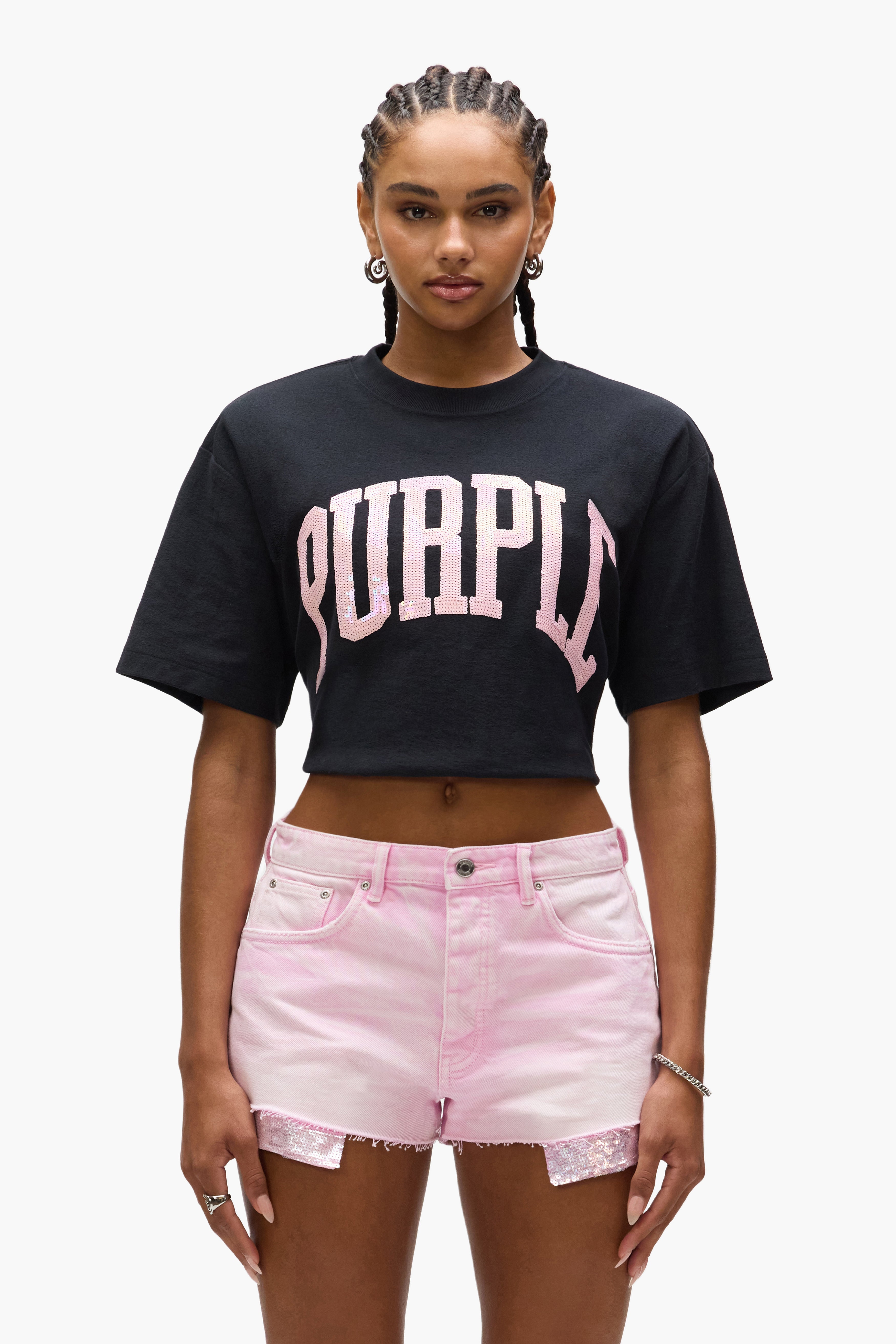 Cropped Varsity Tee