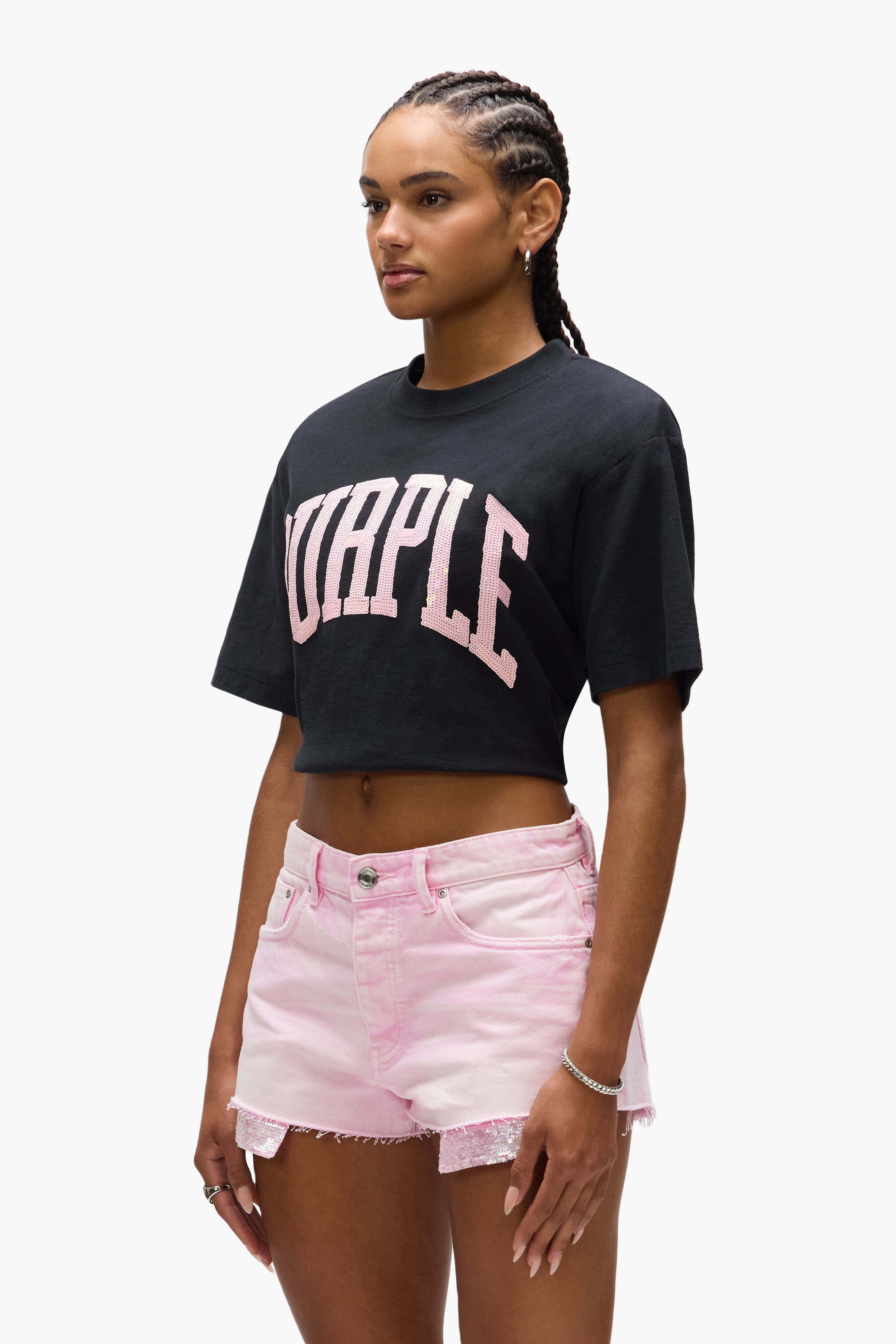 Cropped Varsity Tee