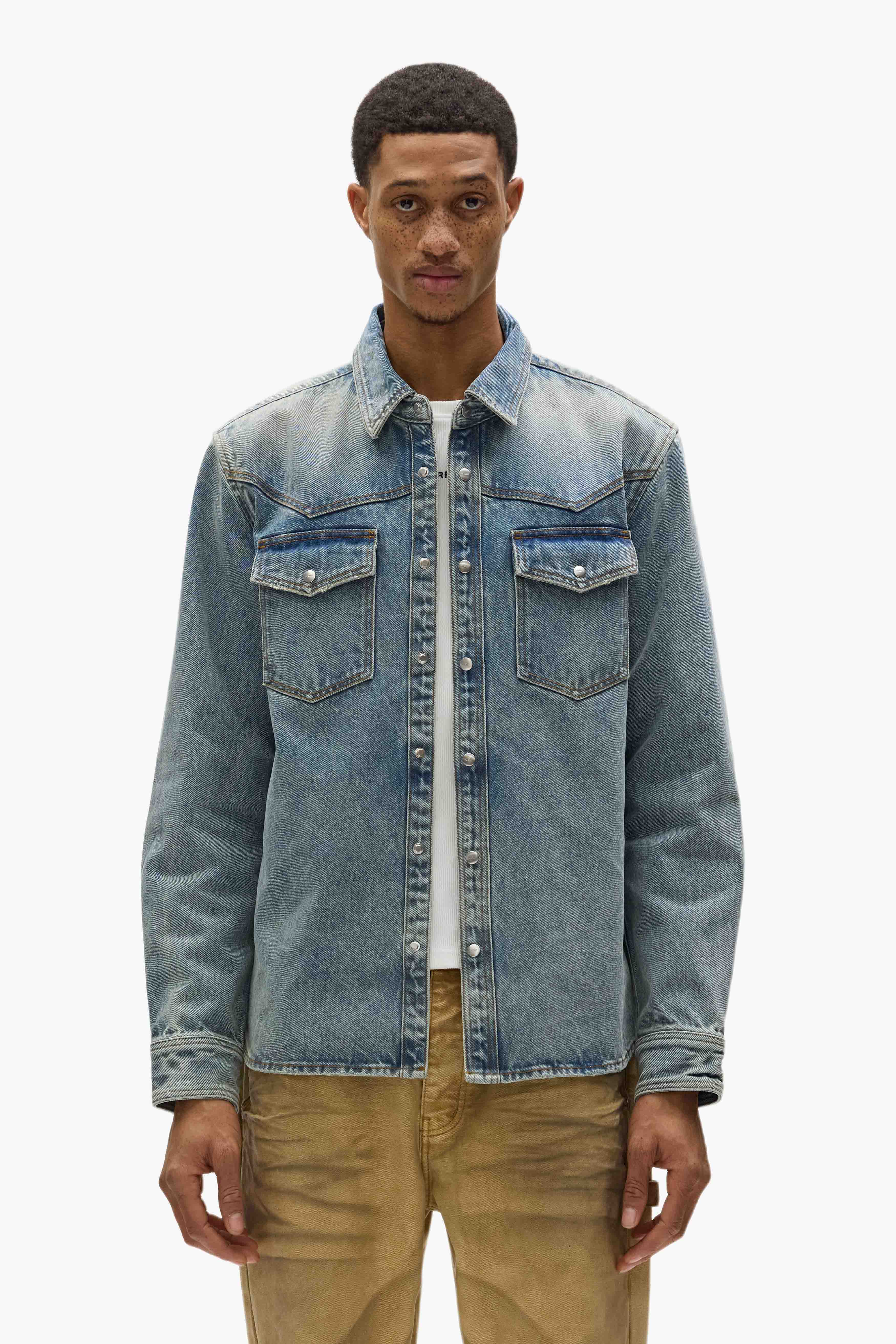 Double Pocket Western Shirt