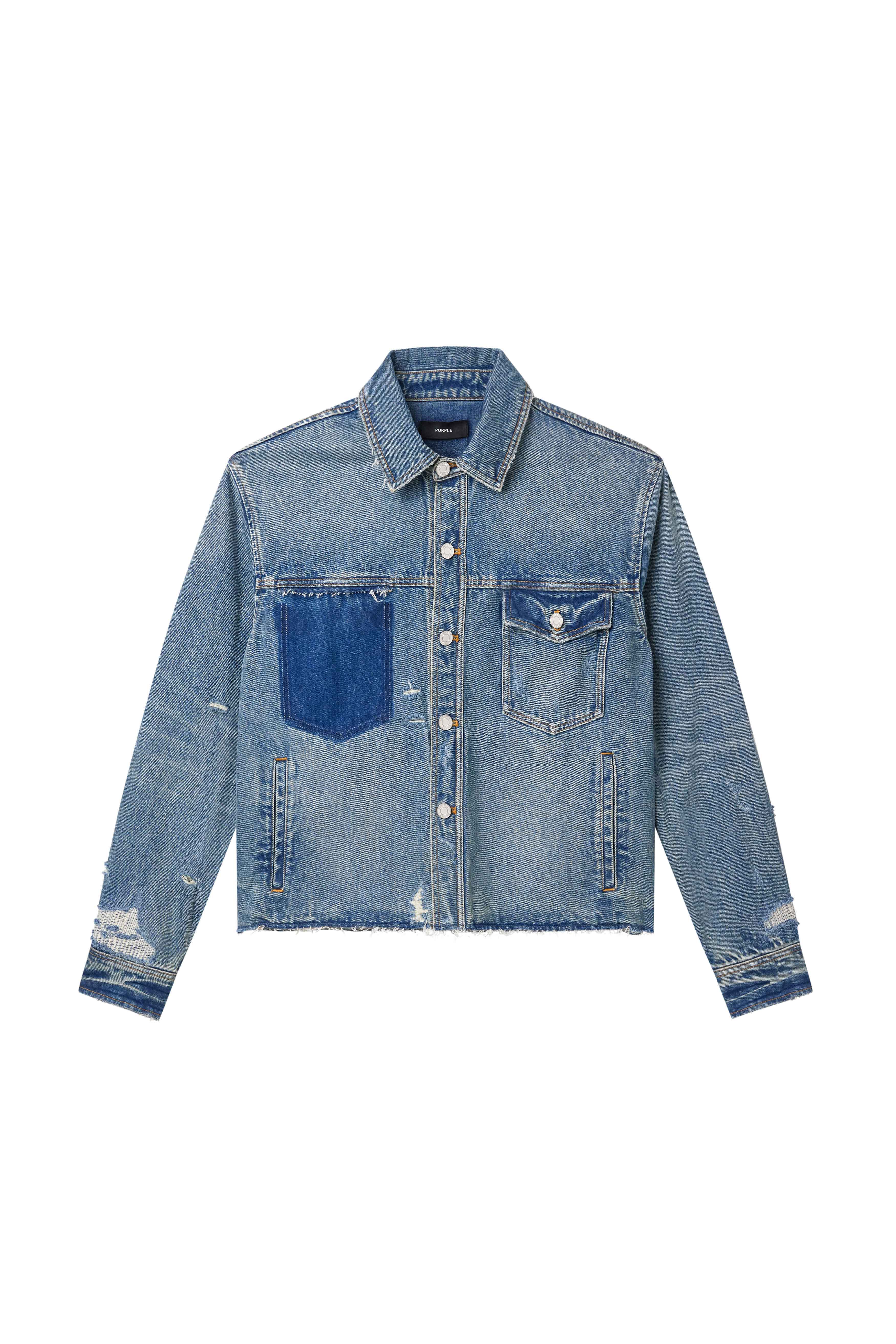 Distressed Cropped Shirt