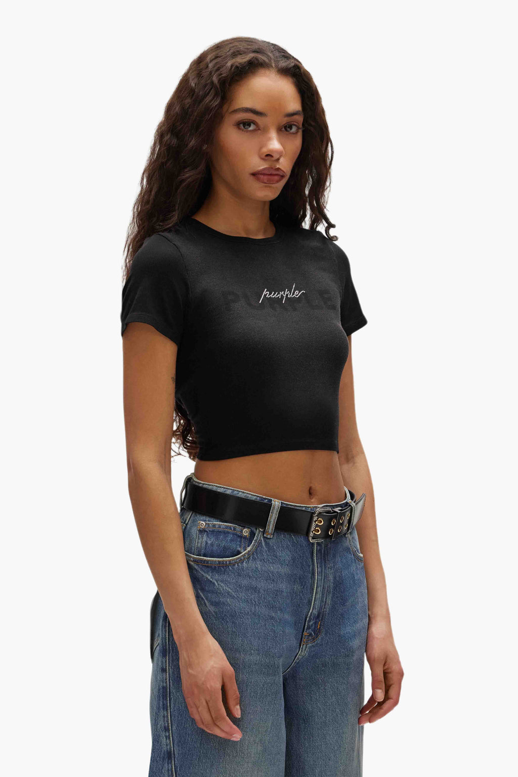 Crystal Script Baby Tee