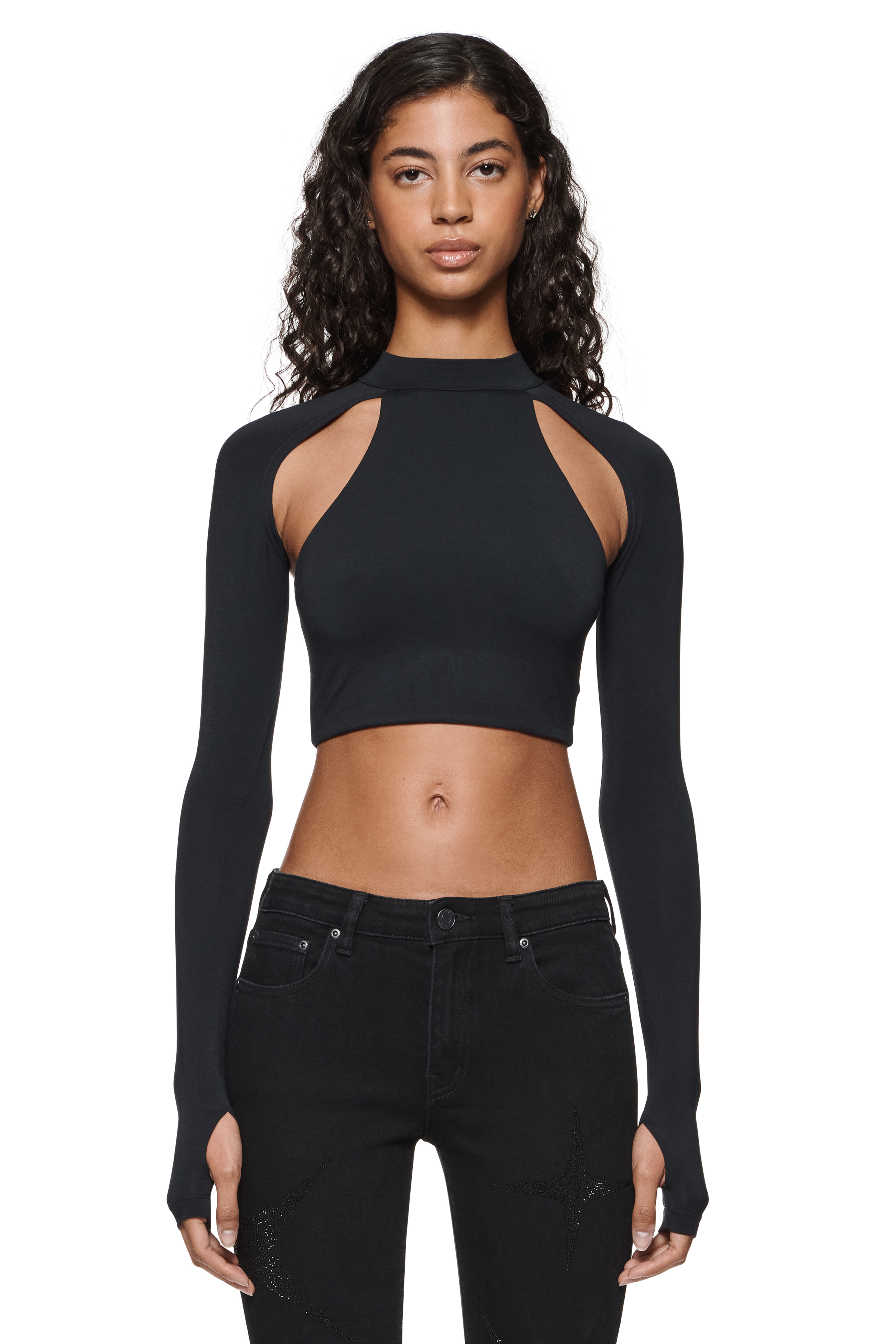 Cut Out Cropped Top